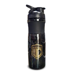 WISECHOICE BLACK/GOLD RUBBER HANDLE SHAKER
