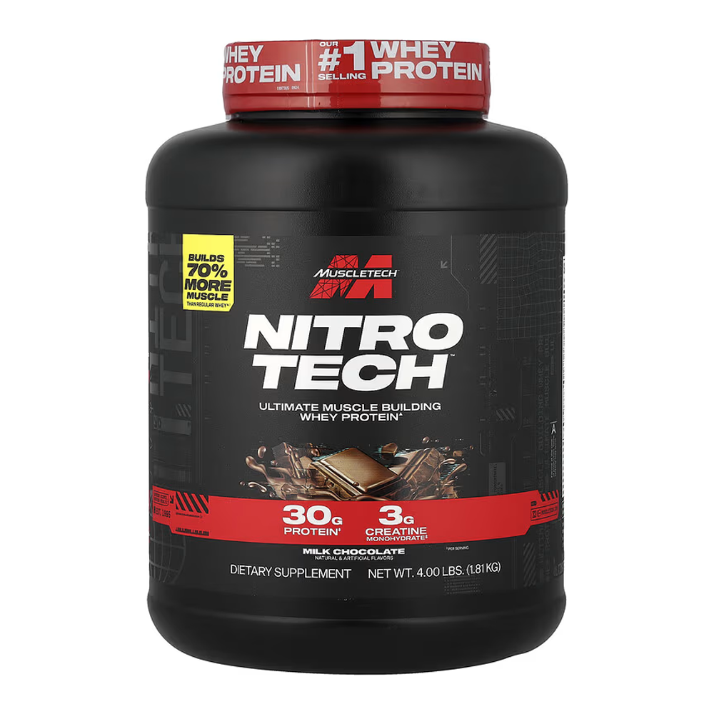 MUSCLETECH NITROTECH WHEY PROTEIN 4LBS