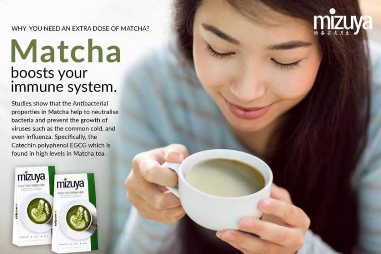 MIZUYA MATCHA MILK TEA DRINK MIX 5 X 21G SACHETS - Whey Protein