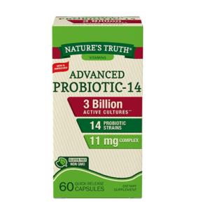 NATURE'S TRUTH ADVANCED PROBIOTIC-14 60 CAPSULES