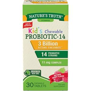 NATURE'S TRUTH KID'S CHEWABLE PROBIOTIC-14