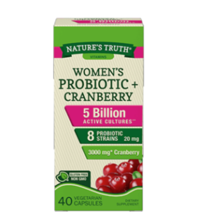 NATURE'S TRUTH WOMEN'S  PROBIOTIC+CRANBERRY
