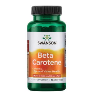SWANSON BETA CAROTENE 300 SOFTGELS