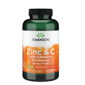 SWANSON ZINC WITH ELDERBERRY & ECHINACEA