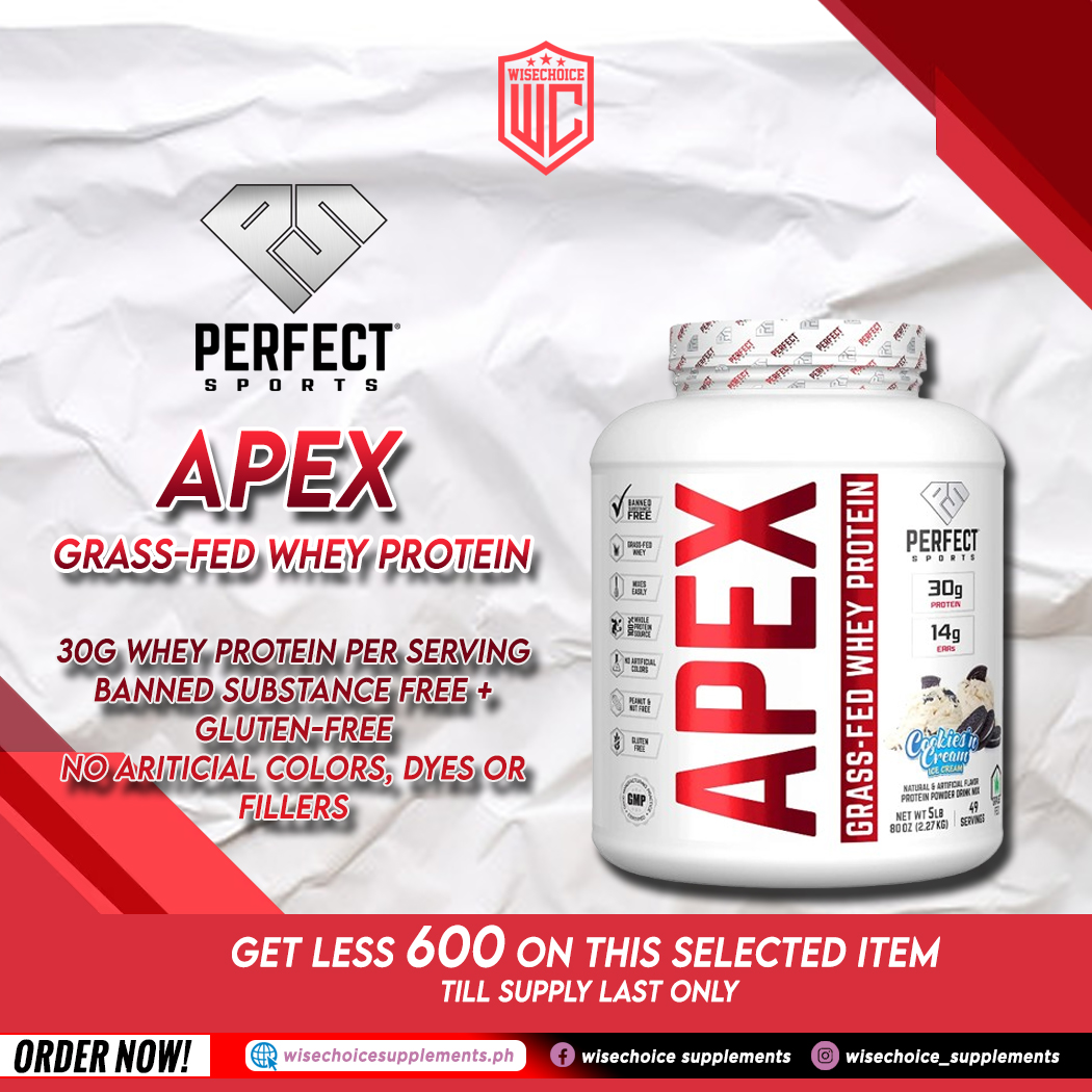 PERFECT SPORTS APEX GRASS-FED WHEY PROTEIN 5LBS