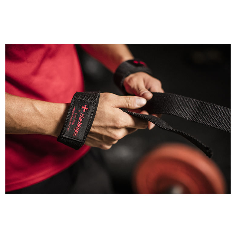 HARBINGER PADDED COTTON LIFTING STRAPS - Image 2