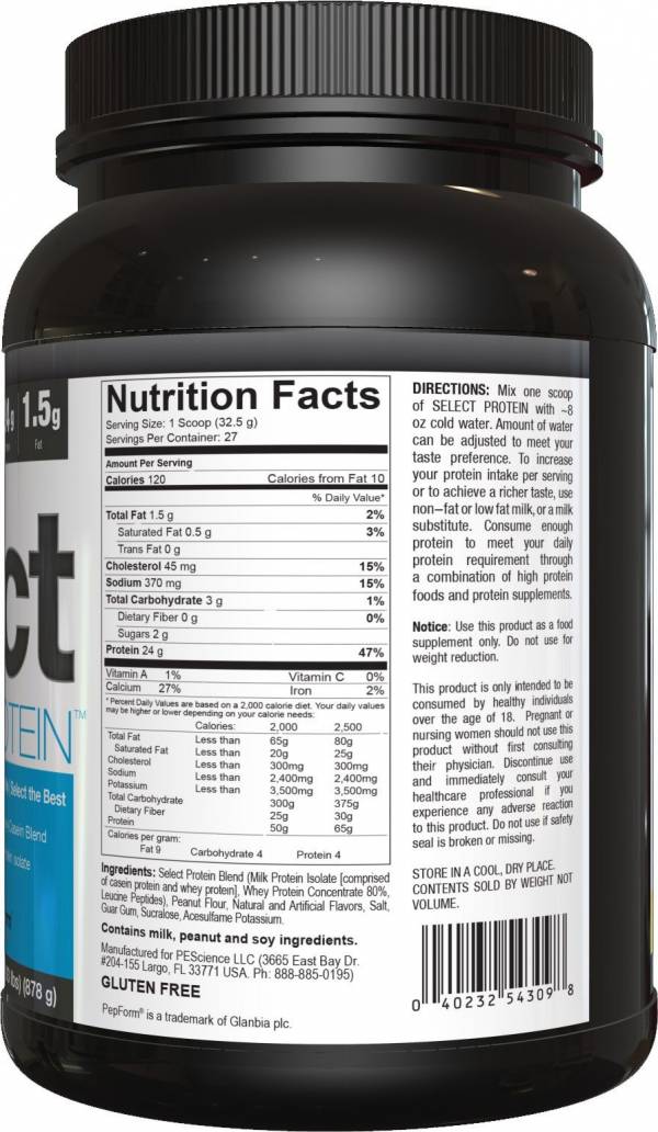 PESCIENCE SELECT PROTEIN 1.9 LBS WHEY PROTEIN - Image 4