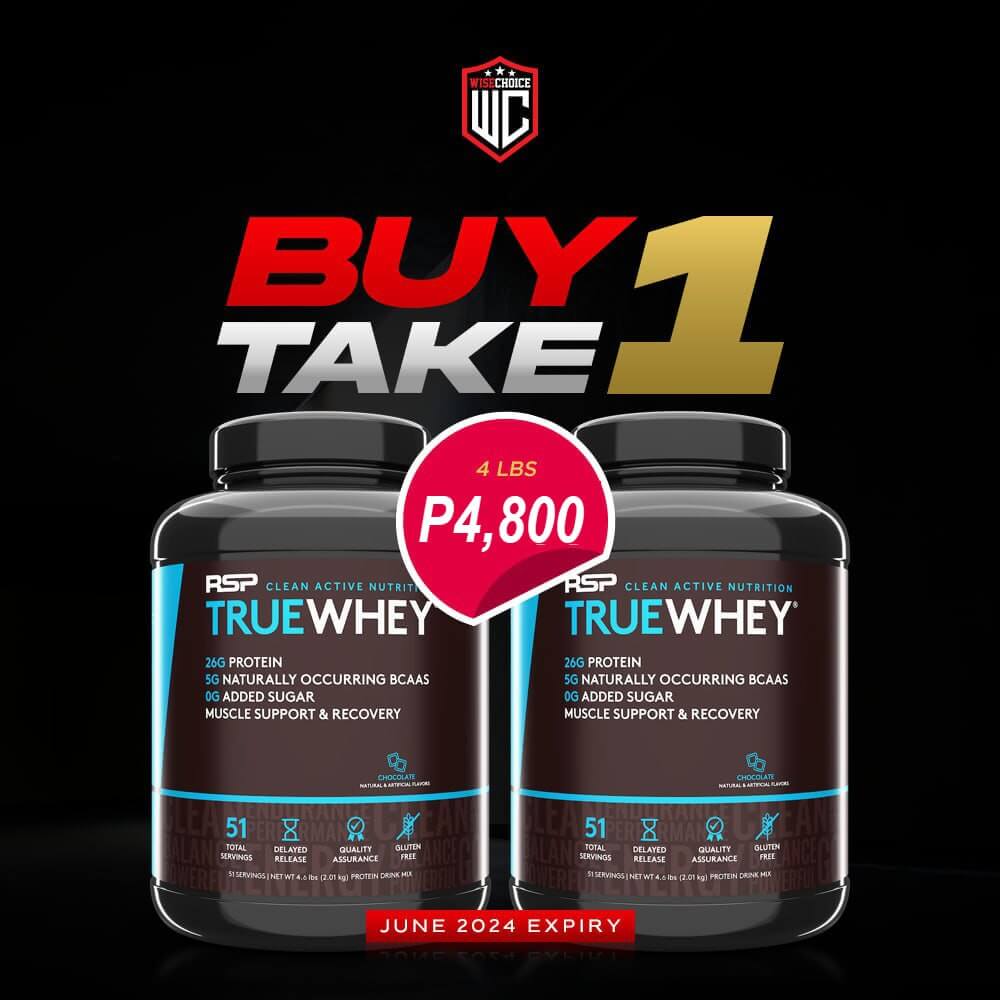 RSP TRUE WHEY PROTEIN 4.6 LBS ( BUY1TAKE1)