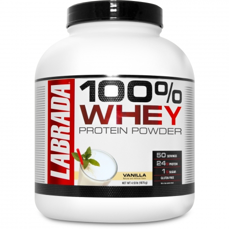 LABRADA 100 % WHEY PROTEIN POWDER 4.13 LBS - Image 2