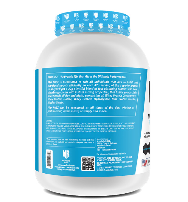 MUSCLE RULZ PRO RULZ 5 LBS CHOCOLATE WHEY PROTEIN - Image 2
