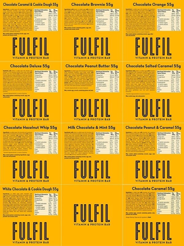 FULFIL PROTEIN BAR 55 GRAMS 1 SERVING - Image 6