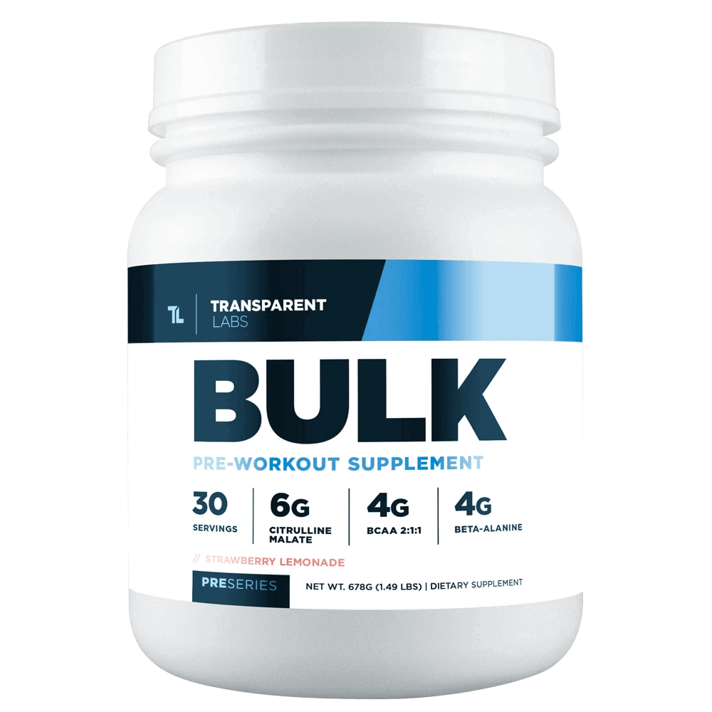 TRANSPARENT LABS BULK PRE WORKOUT 30 SERVINGS