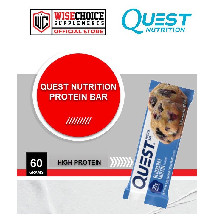 QUEST NUTRITION QUEST BAR 60 GRAMS ( 1 SERVING )