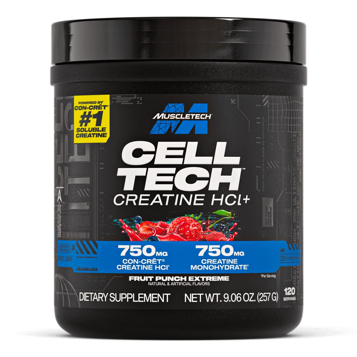 MUSCLETECH CELLTECH CREATINE HCI 120 SERVINGS