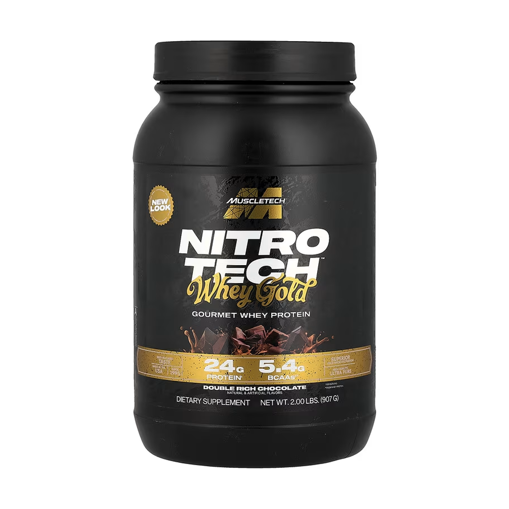 MUSCLETECH NITROTECH 100% WHEY GOLD (Small Tub)