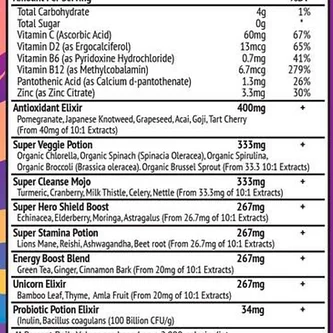 FOMOLABS GOOBIES SUPERFOOD GUMMIES 60 GUMMIES APPLE MOJO FLAVOR - Image 3