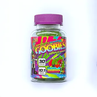 FOMOLABS GOOBIES SUPERFOOD GUMMIES 60 GUMMIES APPLE MOJO FLAVOR