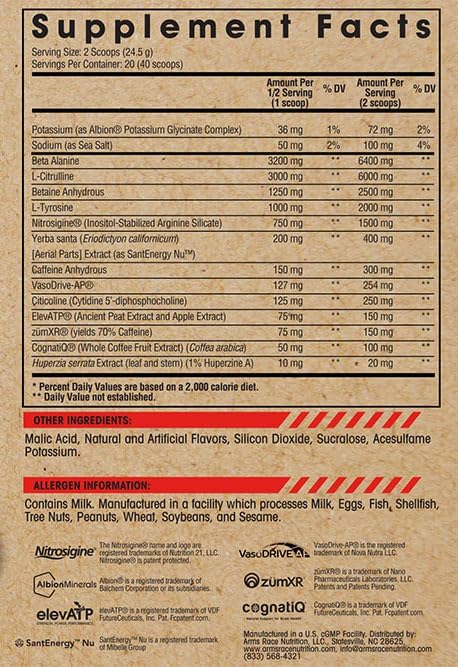 ARMS RACE NUTRITION HARNESS EVOLUTION 20 SERVINGS MIDNIGHT CHERRY FLAVOR - Image 2