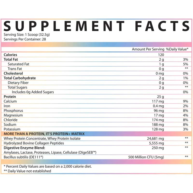 INSPIRED PROTEIN + COLLAGEN PEPTIDES 2 LBS NOTE:FLAVOR MAY VARY - Image 5