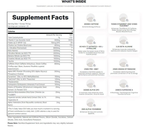 REDCON1 TOTAL WAR BLACK OPS 20 SERVINGS - Image 3