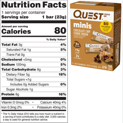 QUEST NUTRITION QUEST BAR MINI (1 SERVING ) - Image 3