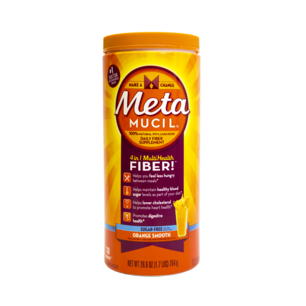 METAMUCIL SUGAR FREE 23 OZ. ORANGE