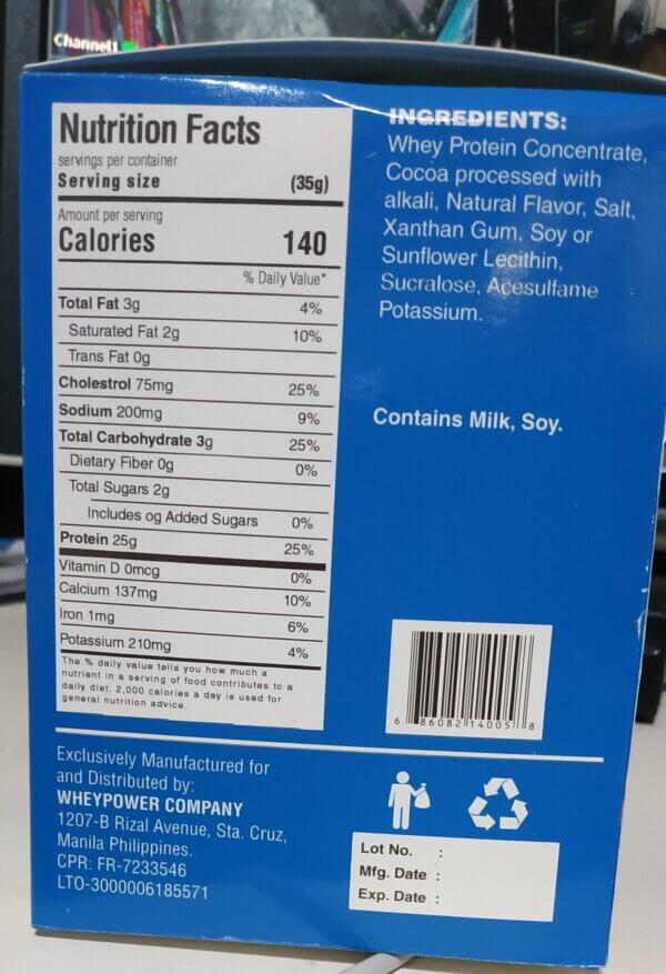 PYTHON NUTRITION 100%WHEY PROTEIN CONCENTRATE 10SACHETS - Image 3