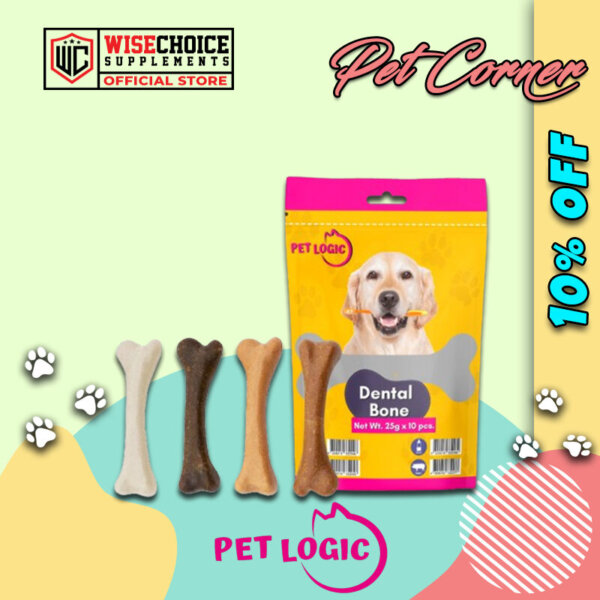 PET LOGIC Dental Bone Chews 25 Grams ( Dog Treats )