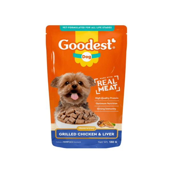 Goodest Dog Pouch 130 Grams ( Pack of 12 ) - Image 3