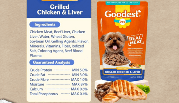 Goodest Dog Pouch 130 Grams ( Pack of 12 ) - Image 5