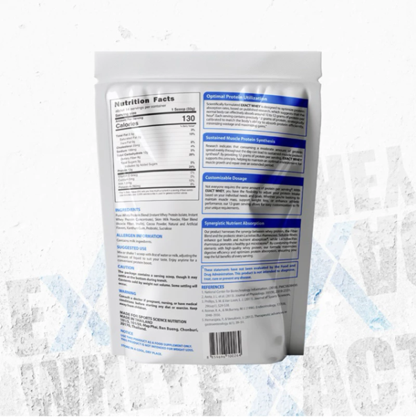 Sports Science Nutrition Exact Whey Protein 1 Lb - Image 4