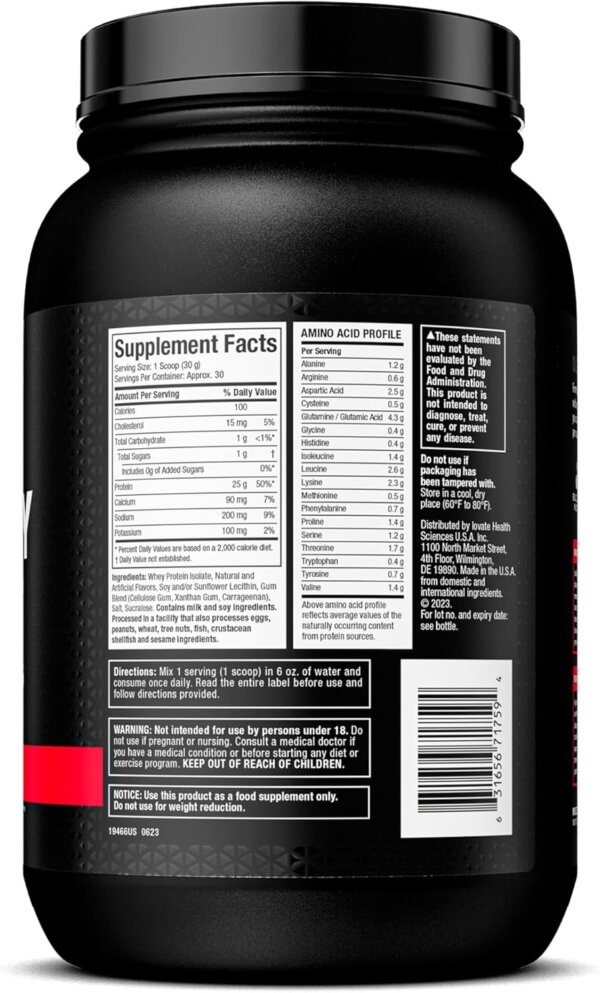 MUSCLETECH ISOWHEY 2LBS - Image 2