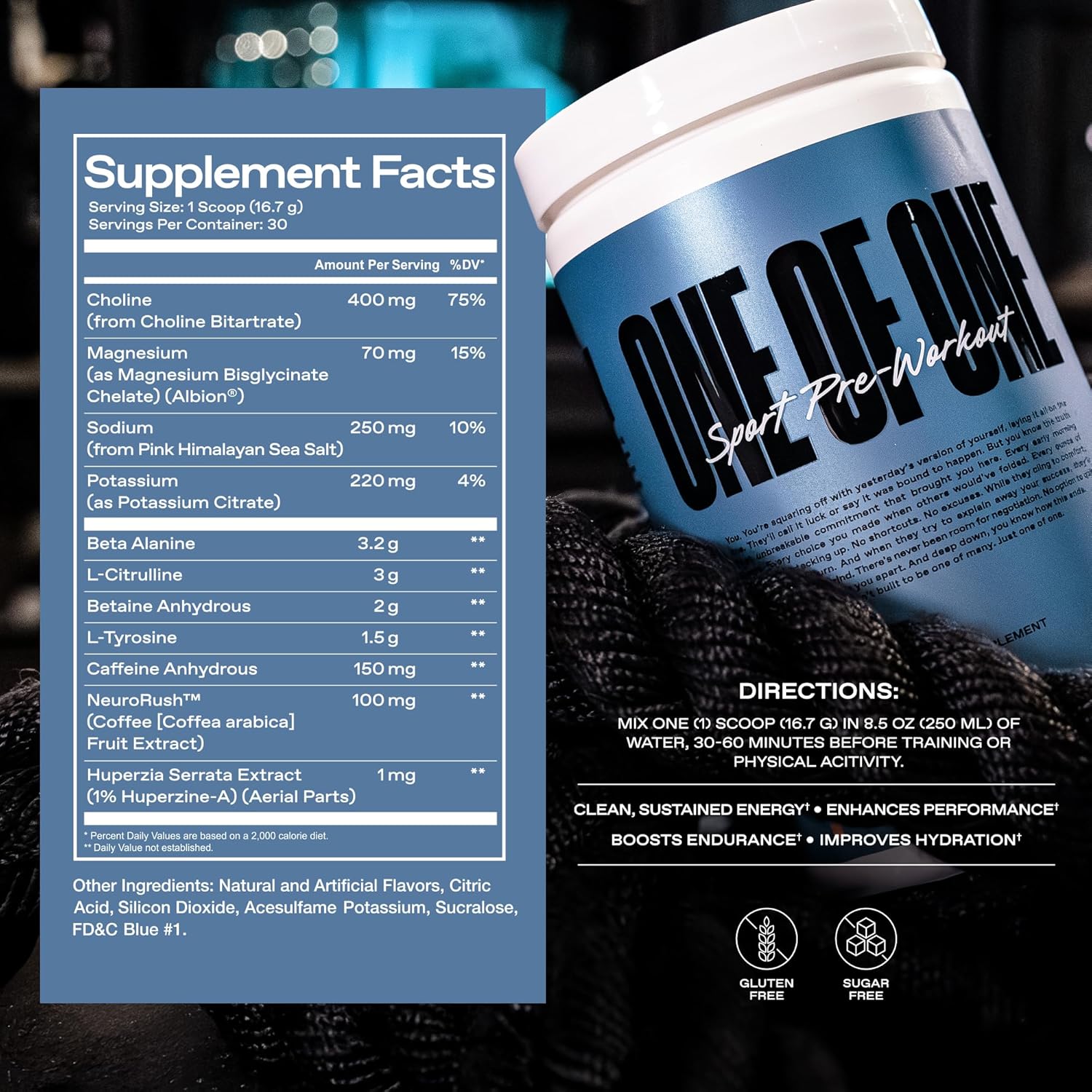One Of One Sport Pre-Workout 30 Servings - Image 2