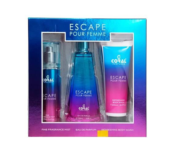 Coral Escape Pour Homme Set