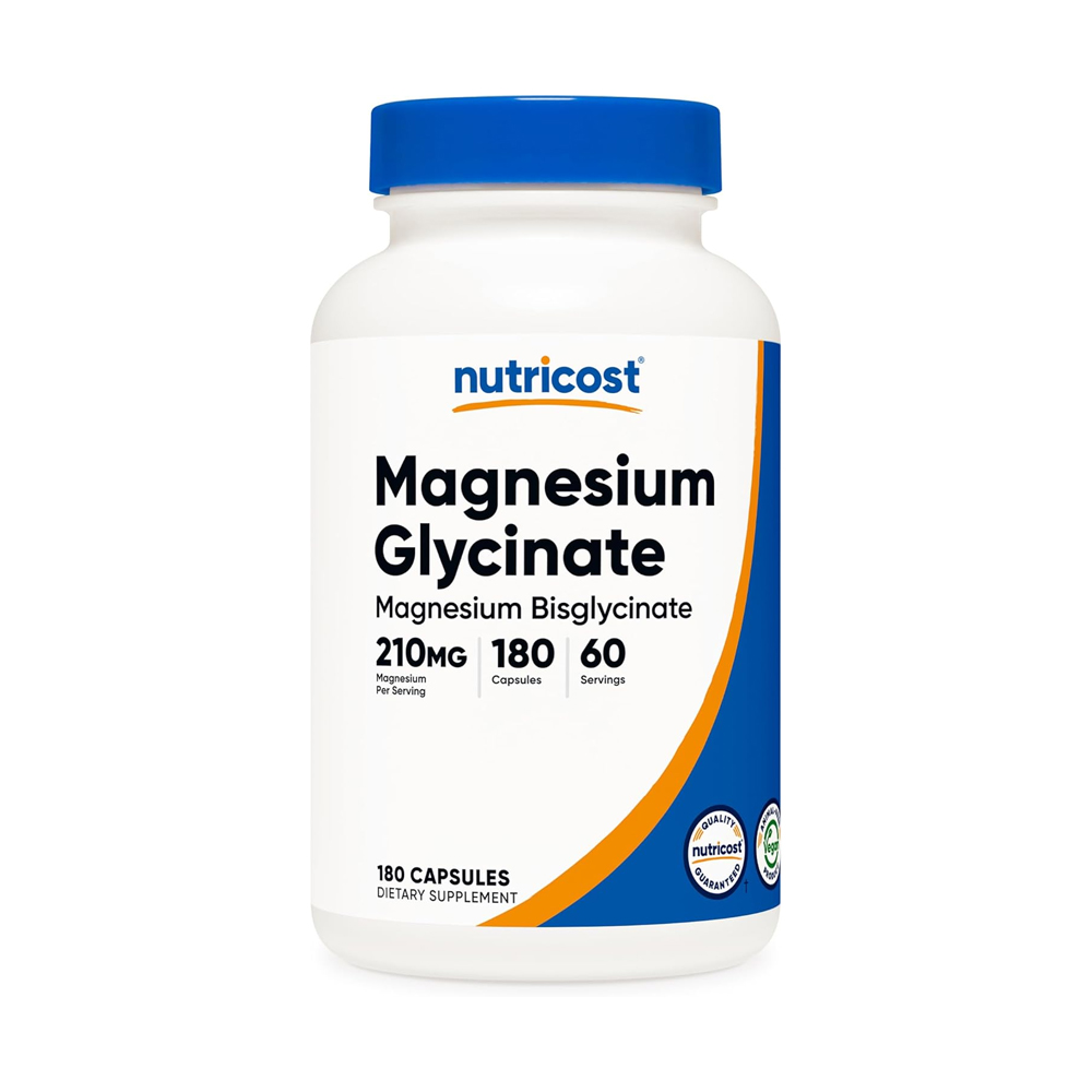 Nutricost Magnesium Glycinate 210mg 180 Capsules