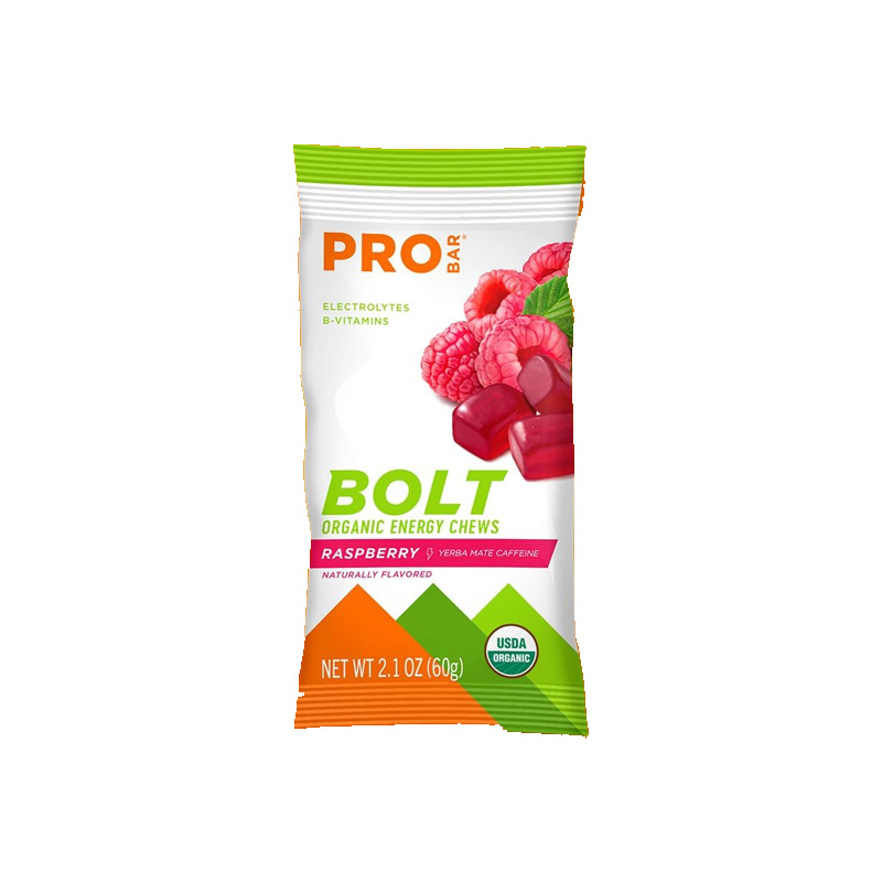 Probar Bolt Organic Energy Chews 60g Raspberry