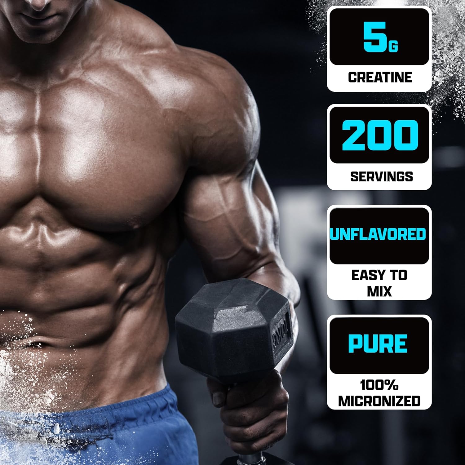Nutrex Creatine Monohydrate Unflavored - Image 2