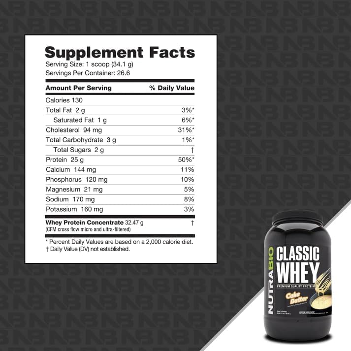 Nutabio Classic Whey 2 Lbs - Image 2