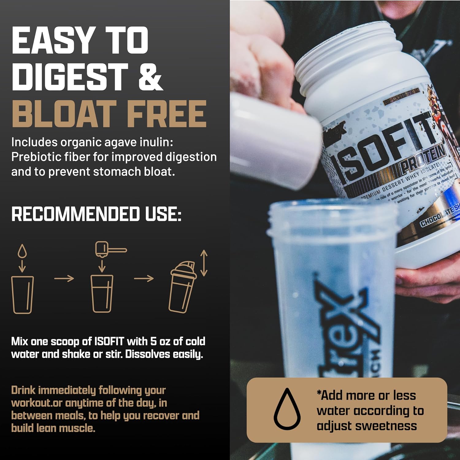 Nutrex Isofit Protein ( 2lbs / 5lbs ) - Image 5