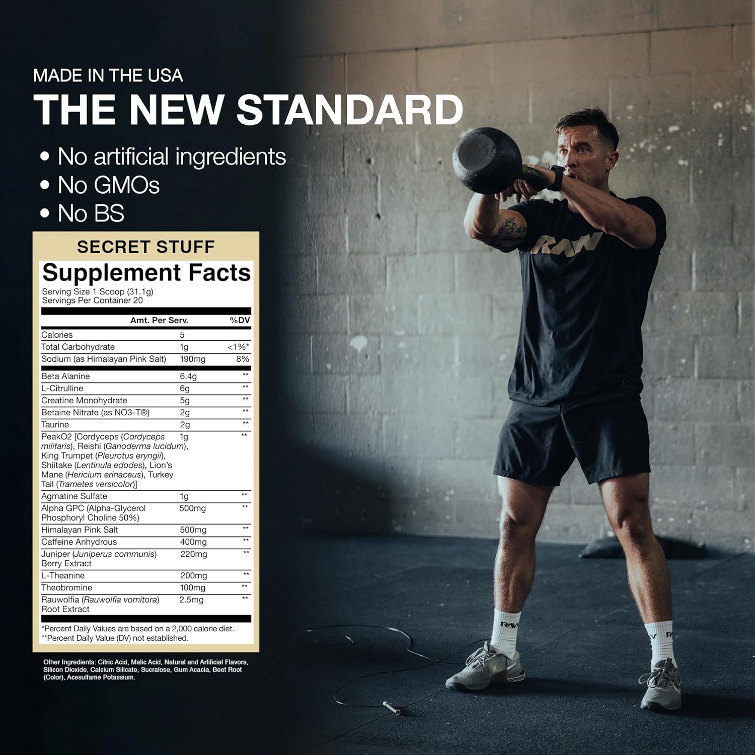 Raw Nutrition Cbum Thuper Thavage 20 Servings - Image 3