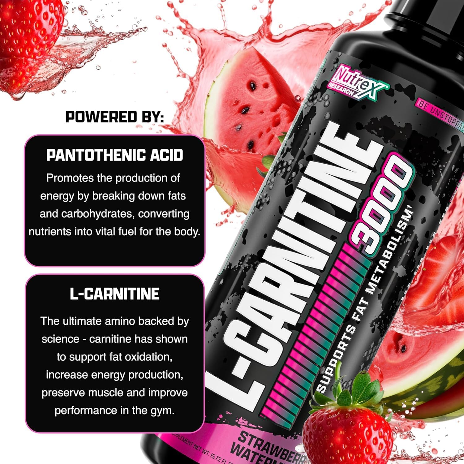 Nutrex Liquid L-Carnitine 3000 31 Servings - Image 4