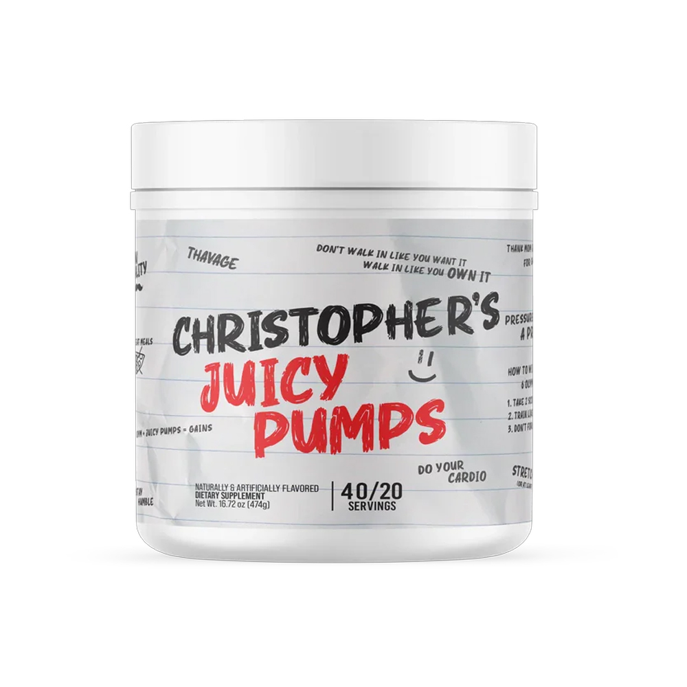 Raw Nutrition Cbum Raw Christopher's 40/20 Servings Juicy Pumps