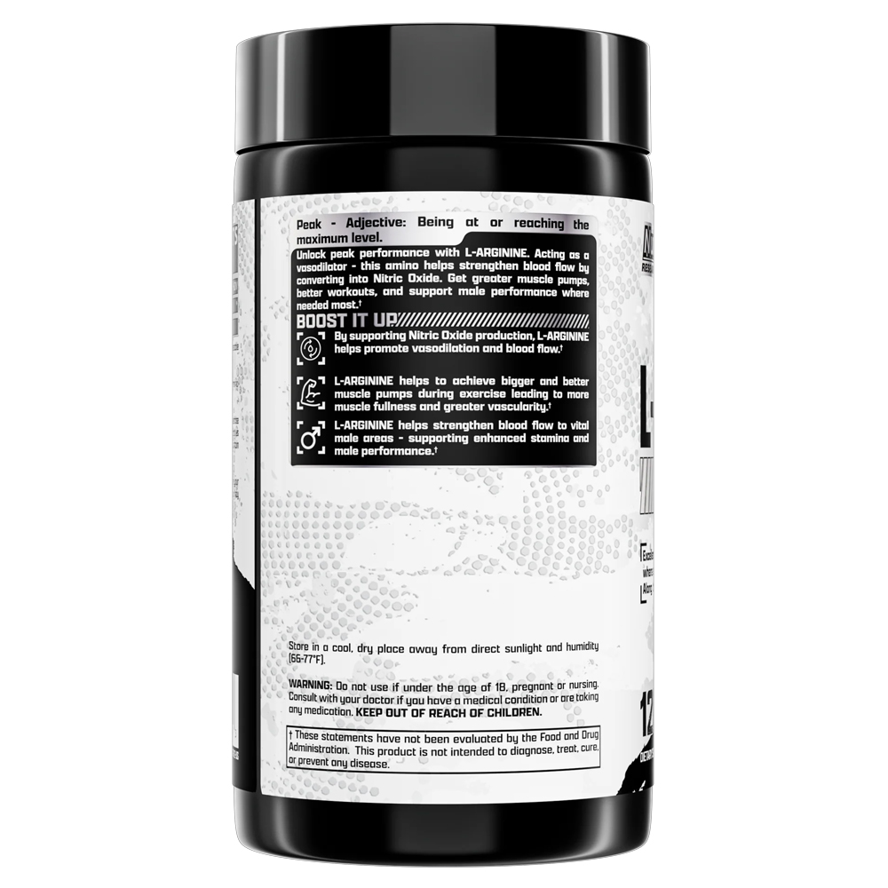 Nutrex L-Arginine 1000 120 Capsules - Image 3