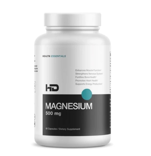 HD MUSCLE HEALTH HD MAGNESIUM 500MG 90capsules