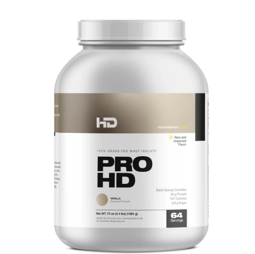 HD MUSCLE PROHD 100%GRASS-FED WHEY ISOLATE 4.4LBS Vanilla