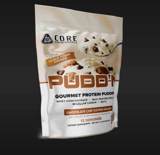 CORE NUTRITIONALS PUDD'N 1.2lbs Chocolate chip cookie dough