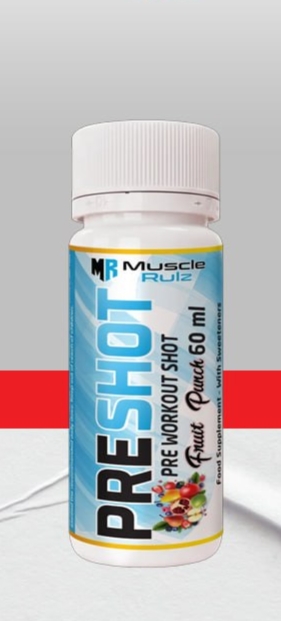 MUSCLE RULZ PRE SHOT-PRE WORKOUT SHOT 60ml
