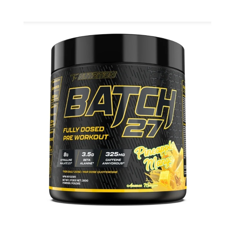 Tc Nutrition Batch27 Pre workout 380grams